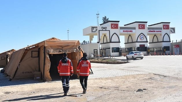 Suriye snrna sahra hastanesi kuruldu