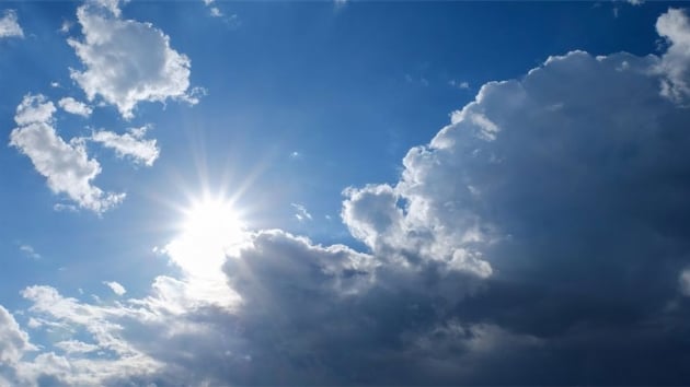 Trkiye'de hava az bulutlu geecek 