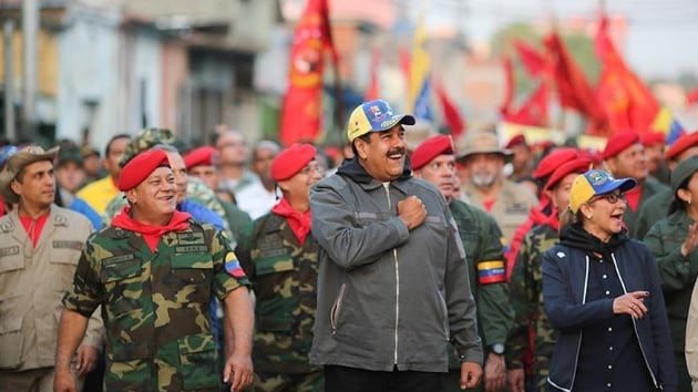 Venezuela Devlet Bakan Maduro: Vatanmz asla teslim etmeyeceiz