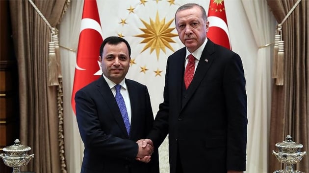 Cumhurbakan Erdoan Zht Arslan' kabul etti