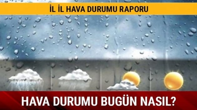 stanbul, zmir ve Ankarada hava durumu nasl olacak? Hava durumu Meteoroloji son dakika uyars! 