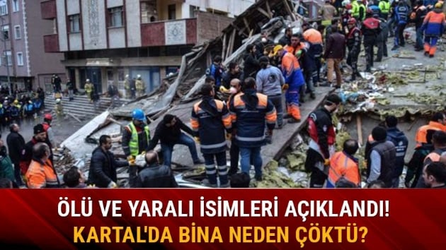 ken binada l yaral isimleri akland (stanbul Kartal'da son dakika bina neden kt?)