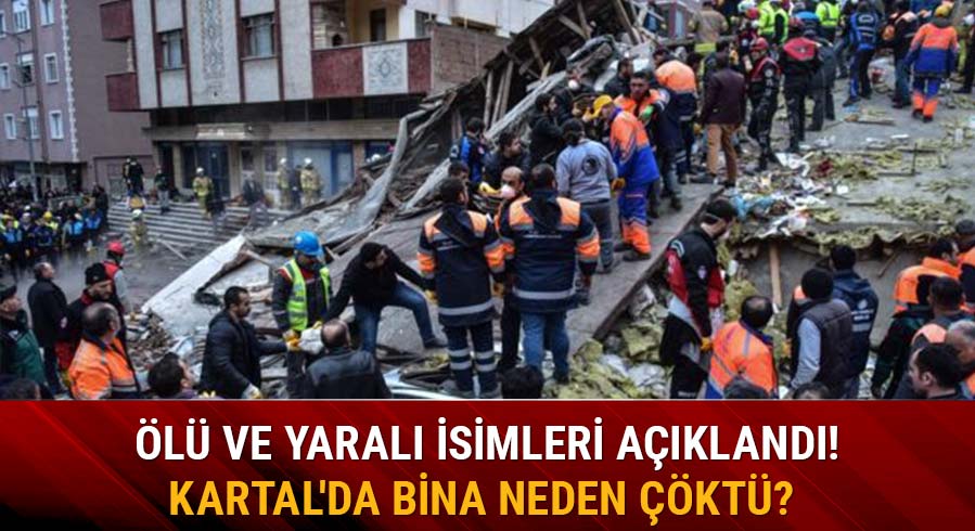 ��ken binada �l� yaral� isimleri a��kland�!