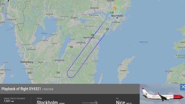 Fransa'dan hareket eden Norwegian Air'e ait uakta bomba alarm verildi