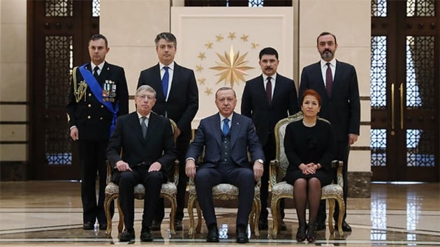 Cumhurbakan Erdoan Bykeliler ile grt