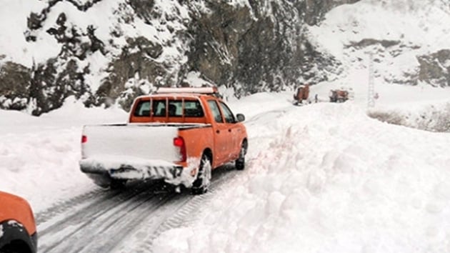 Hakkari-rnak kara yolu ulama ald