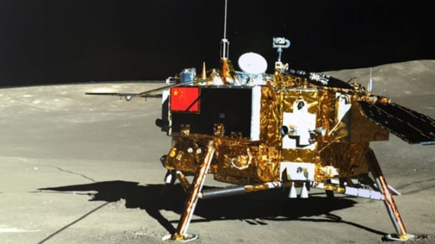NASA uydusu, in'in Ay'daki keif aracn grntledi