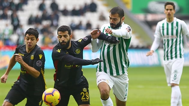 Atiker Konyaspor, sahasnda Yeni Malatyaspor ile 1-1 berabere kald