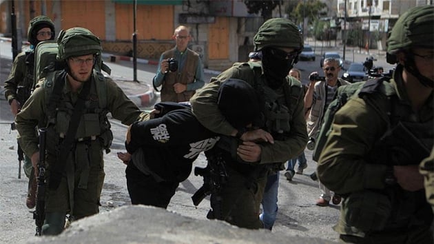 srail gleri 22 Filistinliyi gzaltna ald