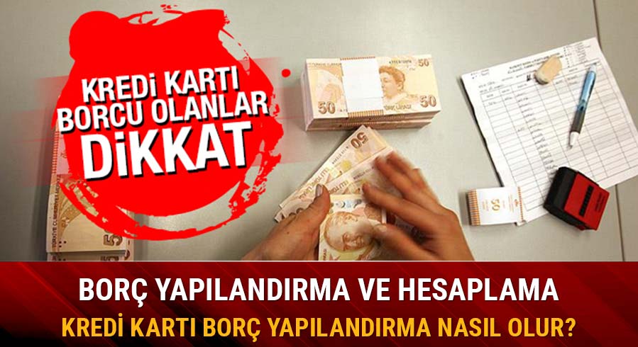 Kredi faiz oranlar� kart borcu yap�land�rma i�lemi