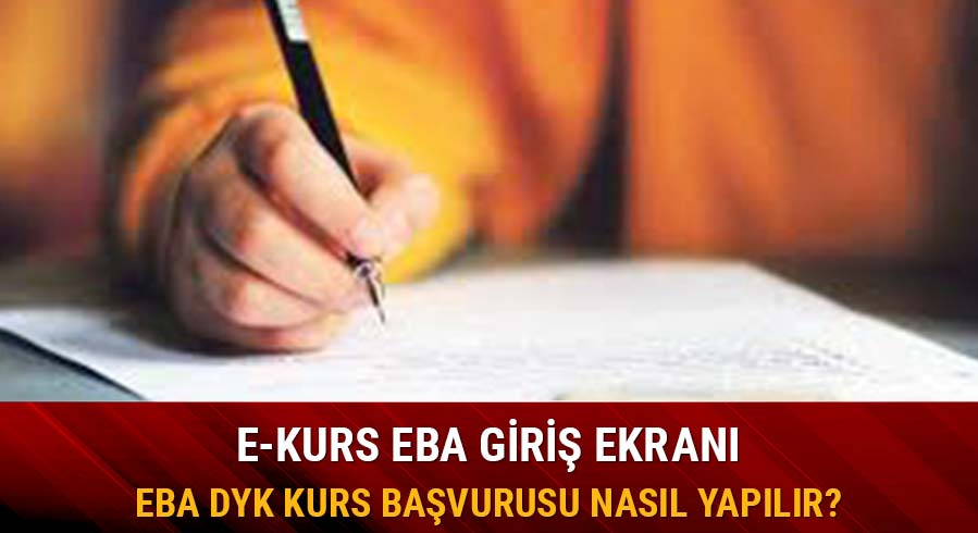 EBA DYK kurs ��renci ba�vuru formu