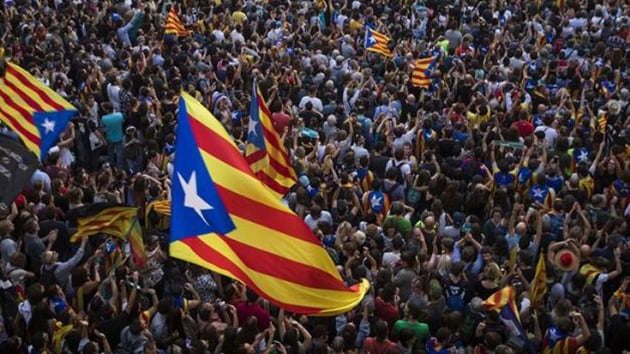 spanya'da ayrlk Katalanlarn davas balad