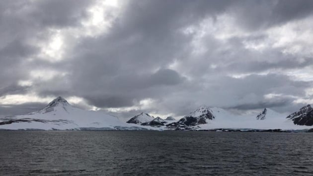 Varank Antarktika'ya Erdoan'n selamn iletti
