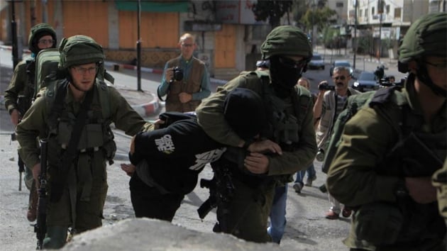 srail gleri 20 Filistinliyi gzaltna ald