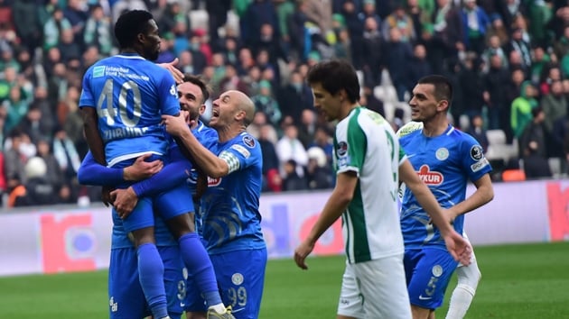 Rizespor deplasmanda Bursaspor'u devirdi: 0-2