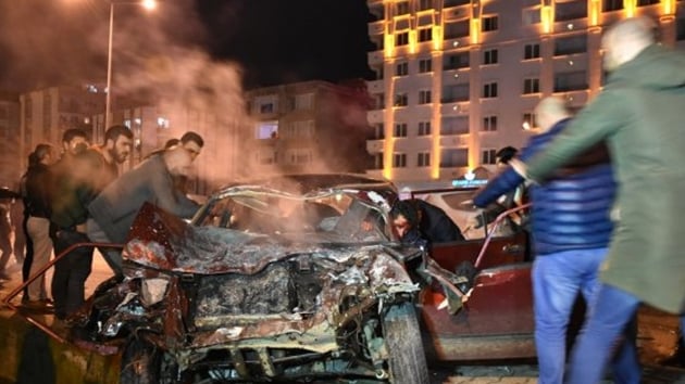 Samsun'da zincirleme trafik kazas: 5 yaral