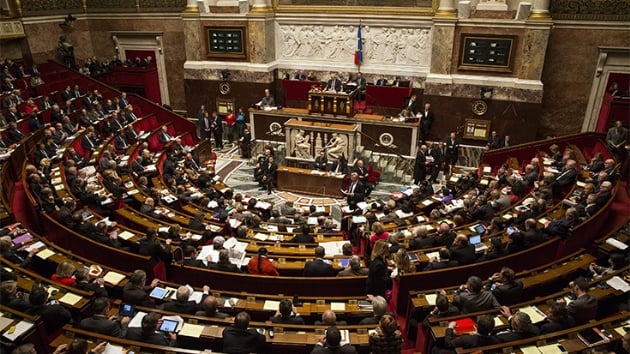 Fransa'da 30 milletvekili srail devleti kartlnn su saylmas iin yasa karlmasn talep etti
