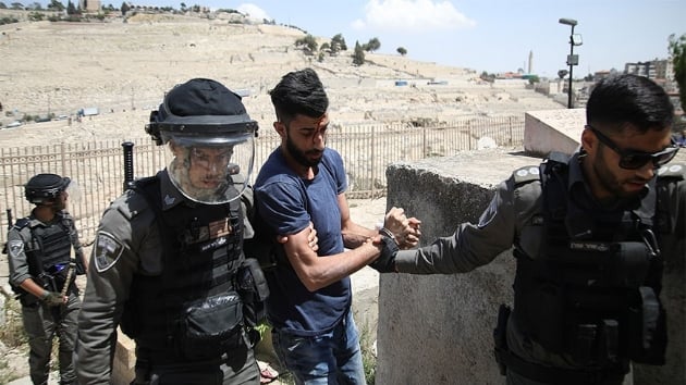 Dou Kuds'te 40'tan fazla Filistinli gzaltna alnd