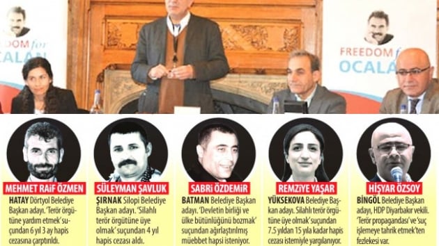 HDP terr sularndan mahkemelik 24 isimle seime giriyor