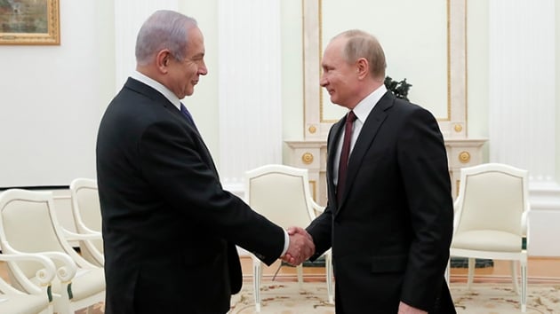 Putin ve Netanyahu, yabanc savalarn Suriyeden ekilmesi konusunda anlat
