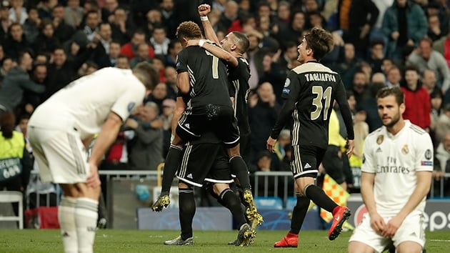 Ajax ampiyonlar Ligi'nde tarih yazd