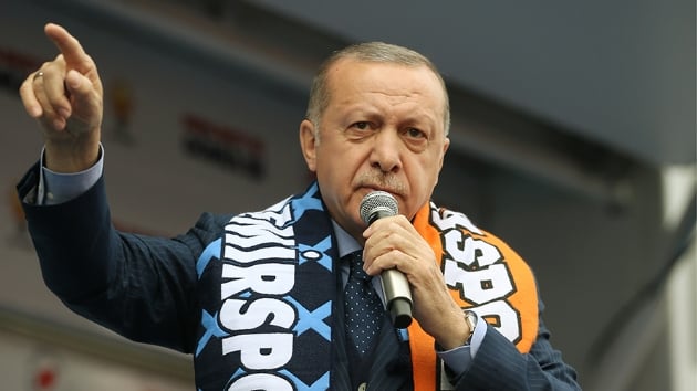 Bakan Erdoan: Ezana slklarla, sloganlarla terbiyesizlik ettiler