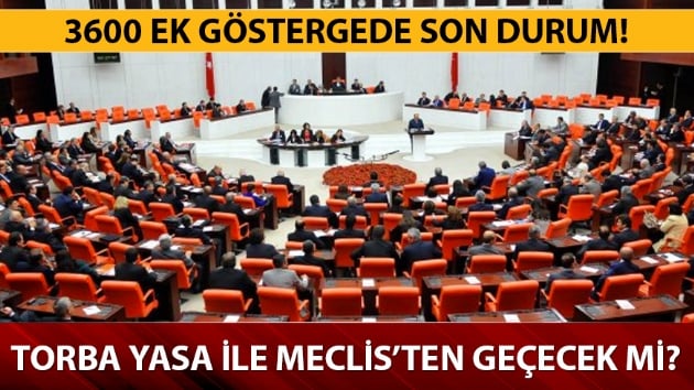 3600 ek gstergede son dakika! 3600 ek gsterge ne zaman verilecek? 3600 ek gsterge kimleri kapsyor?
