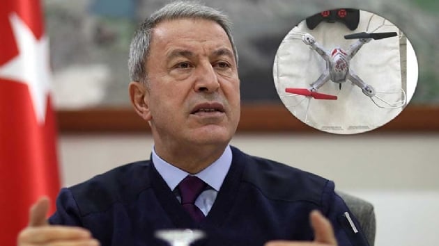 Mili Savunma Bakan Akar'n gndeme getirdii PKK'nn 'drone' saldrsnn detaylar ortaya kt