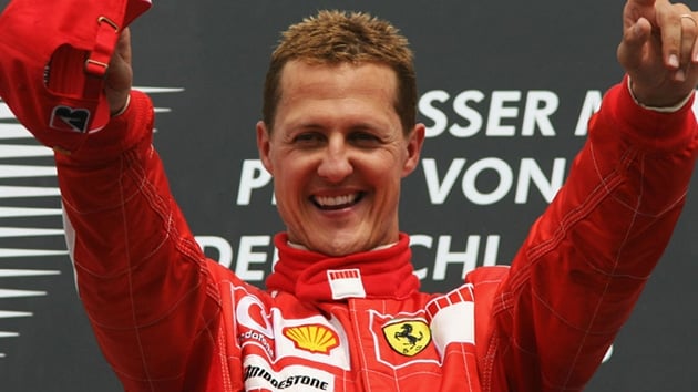 Formula 1'in en baarl pilotu Michael Schumacher