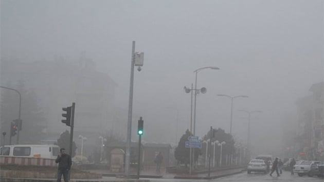 Kastamonu'da sis nedeniyle uak seferleri gerekletirilemedi