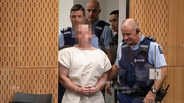 Yeni Zelanda'ki saldry gerekletiren terrist Brenton Tarrant mahkemeye karld