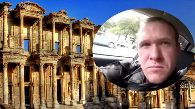 Christchurch katliamcs terrist Brenton Tarrant, Trkiye'de Efes Antik Kentini gezmi 