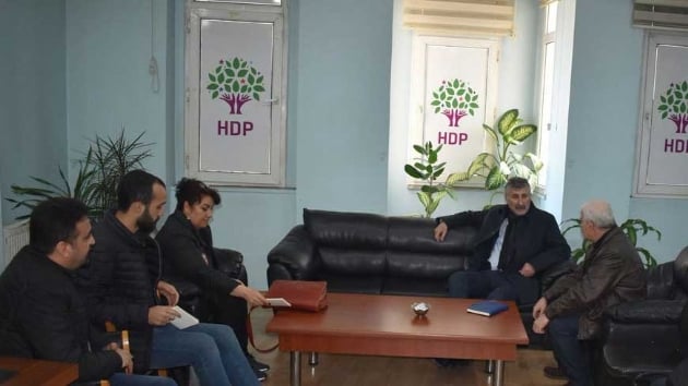 CHP Beyolu Belediye Bakan Aday Alper Ta, HDP'yi ziyaret etti