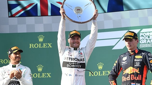 Formula 1'de sezonun ilk yarn Valtteri Bottas kazand