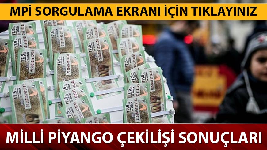 Milli piyango sorgulama ekran� mpi.gov.tr - Milli Piyango 19 Mart sonu�lar�