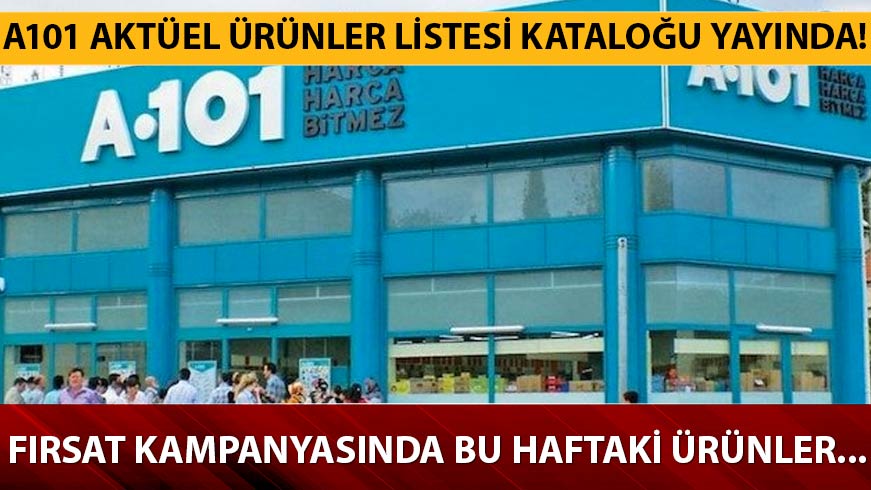 A101 23-29 Mart akt�el �r�nler indirim katalo�unda neler var? A101 akt�el �r�nler listesi tam liste