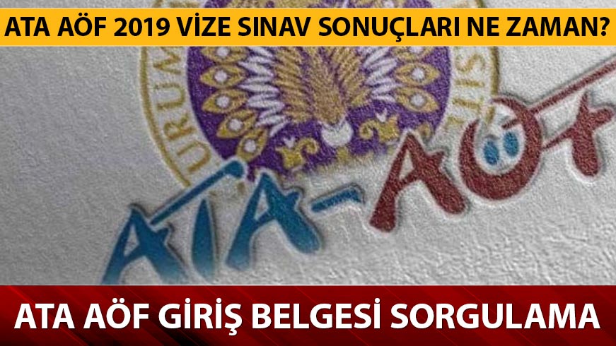 2019 ATA AF Bahar Yaryl Ara Snav (Vize) Sonular ne zaman? ATA AF giri belgesi sorgulama!