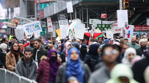 New York'ta slamofobi'ye kar protesto dzenlendi