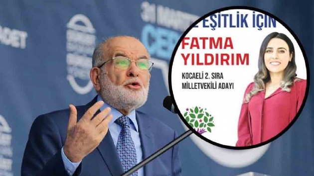 HDPnin milletvekili aday Fatma Yldrm, Saadet Partisi listesinde yer ald