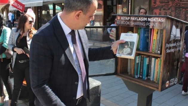 KKTC'de 'sokak ktphaneleri' projesi balatld