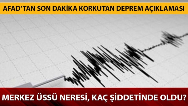 Denizlide son dakika deprem mi oldu? Denizlide deprem merkez ss neresi, ka iddetinde oldu?