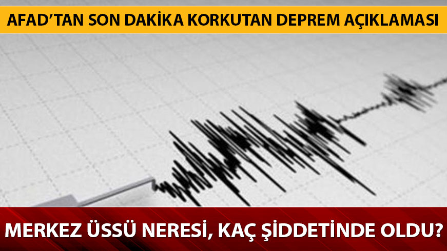 Denizli�de son dakika deprem mi oldu? Denizli�de deprem merkez �ss� neresi, ka� �iddetinde oldu?