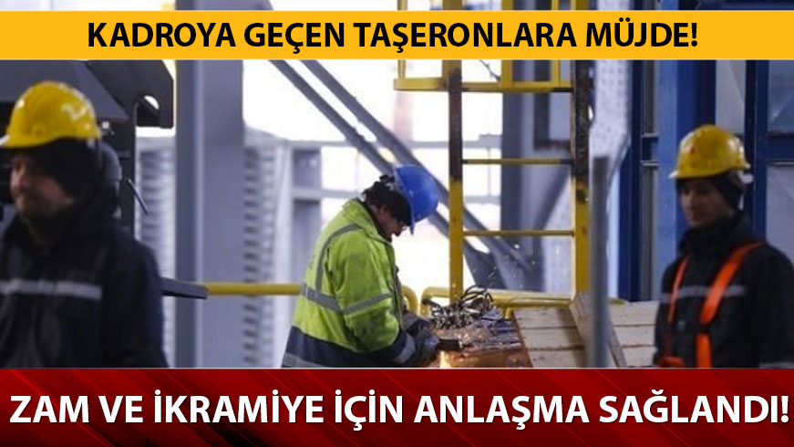  Ta�eron i��ilere enflasyon fark� zamm� ne kadar? Zamlar yolda!