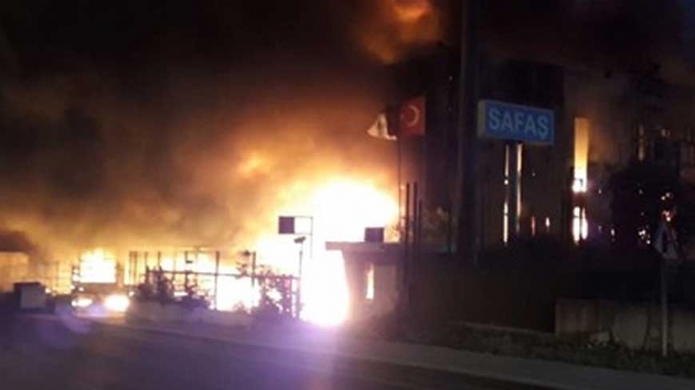 Kocaeli'de kan fabrika yangnI kontrol altna alnd