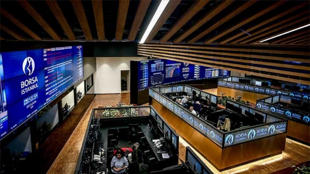 Borsa  gne yzde 0,67 deer kazancyla 94.158,59 puandan balad