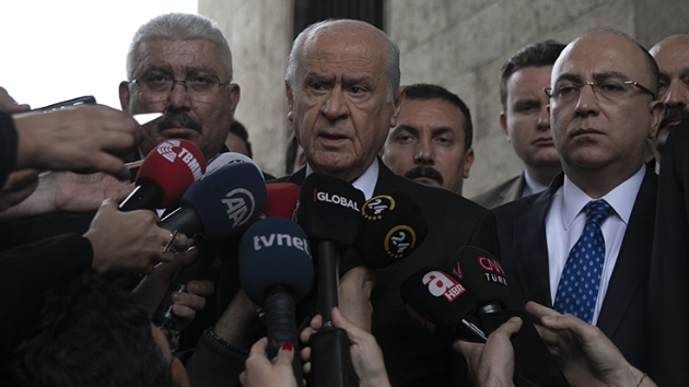 MHP lideri Baheli: spatl sandk yolsuzluklarna gz yummamz kesinlikle dnlemez