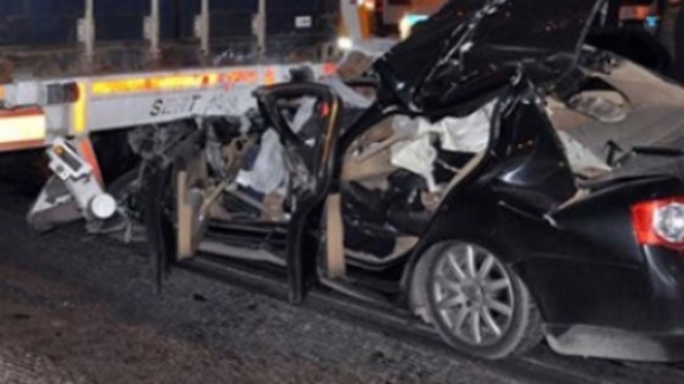 Konya'da otomobil tra arpt: 5 yaral 