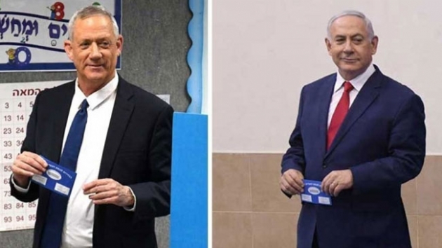 Mavi-Beyaz ttifak Netanyahu ile koalisyona kaplarn kapatt