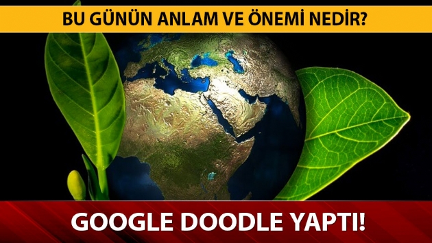 Google Dnya Gn neden doodle yapt? 22 Nisan Dnya gn nedir, ne demek? 