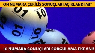 10 Numara 22 Nisan sonular! 10 Numara sonular sorgulama ekran!